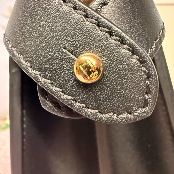 SOLD Fendi Peekaboo ISeeU Top-Handle – Noir / Rose / Tortora – Like New - Picture 7 of 13